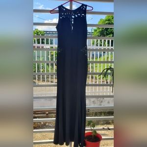 Sheer details dress